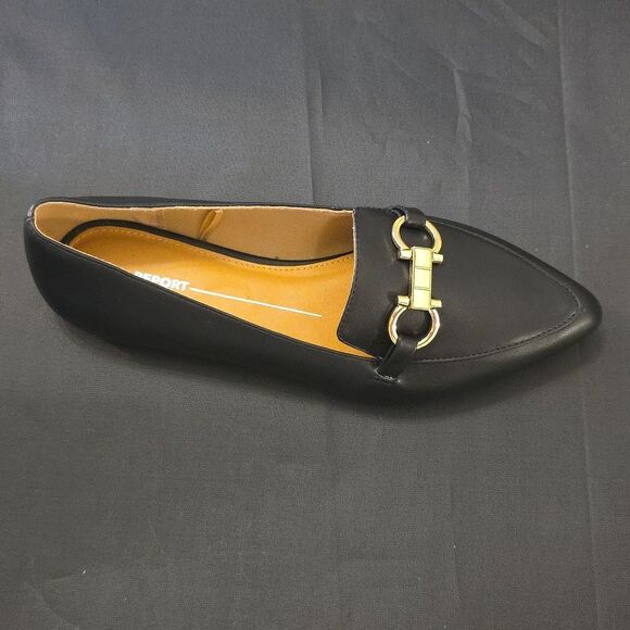 BRAND NEW REPORT RAYDER LOAFERS WITH GOLD DETAIL DESIGN FLAT - Picture 7 of 16